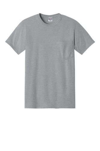 JERZEES - Dri-Power 50/50 Cotton/Poly Pocket T-Shirt. 29MP D&B image thumbnail