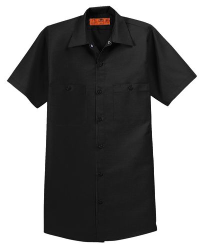 Red Kap Long Size, Short Sleeve Industrial Work Shirt. SP24LONG D&B image thumbnail