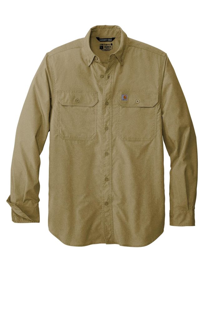 Carhartt Force Solid Long Sleeve Shirt CT105291 D&B primary image