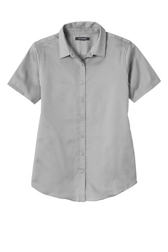 Port Authority Ladies Short Sleeve SuperPro React Twill Shirt. LW809 D&B image thumbnail