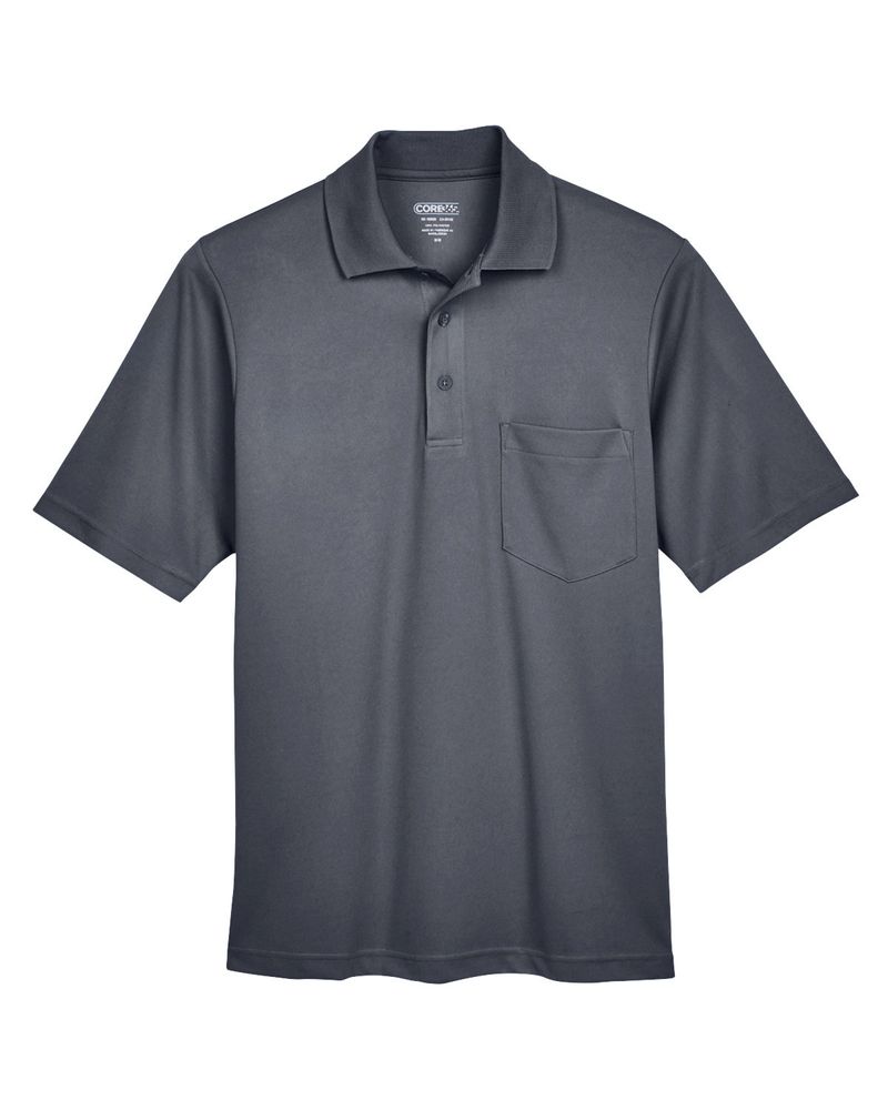 Ash City - Core 365 Men's Origin Performance Piqué Polo with Pocket D&B primary image