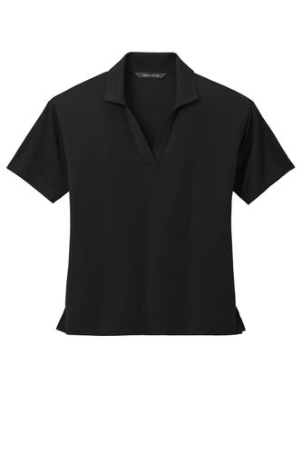 MERCER+METTLE Women's Stretch Jersey Polo MM1015 D&B image thumbnail