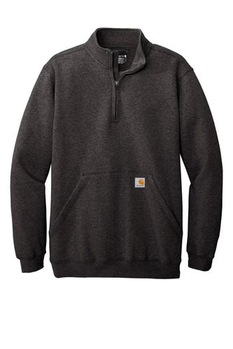 Carhartt Midweight 1/4-Zip Mock Neck Sweatshirt CT105294 D&B image thumbnail