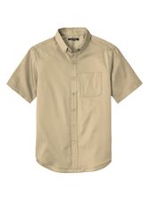 Image of Port Authority Short Sleeve SuperPro React Twill Shirt. W809