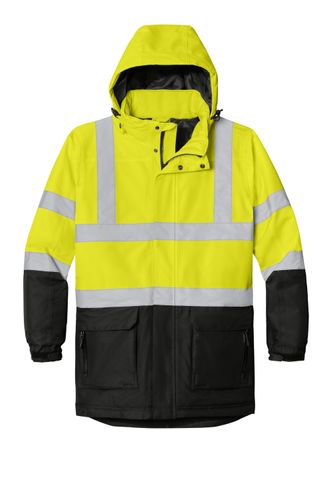 Port Authority ANSI 107 Class 3 Safety Heavyweight Parka. J799S image thumbnail