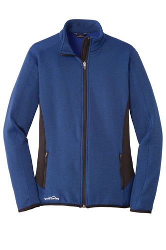 Eddie Bauer Women's Full-Zip Heather Stretch Fleece Jacket. EB239 image thumbnail
