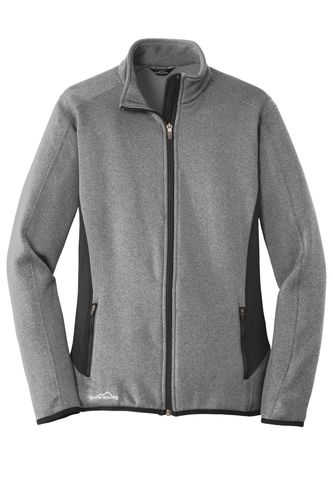 Eddie Bauer Women's Full-Zip Heather Stretch Fleece Jacket. EB239 image thumbnail