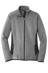 Image of Eddie Bauer Women's Full-Zip Heather Stretch Fleece Jacket. EB239