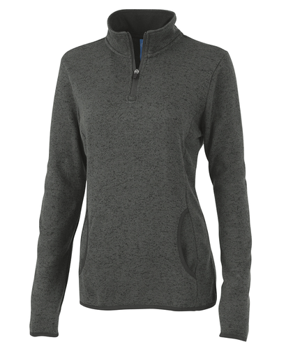 Women's Heathered Fleece Pullover image thumbnail