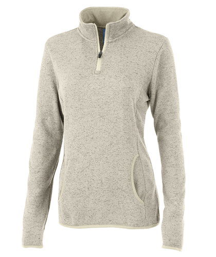 Women's Heathered Fleece Pullover image thumbnail