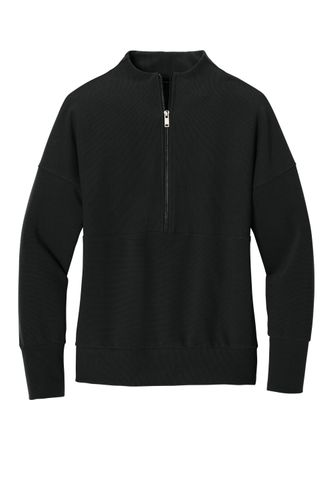 Mercer+Mettle Women's Linear Texture 1/4-Zip MM3041 image thumbnail
