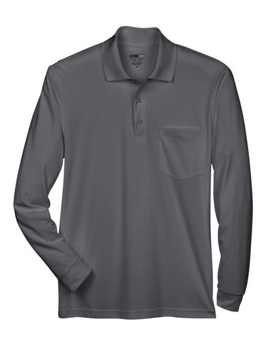 Adult Pinnacle Performance Long-Sleeve Piqué Polo with Pocket image thumbnail