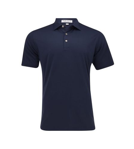 Peter Millar Solid Performance Jersey Sean Self-Collar Golf Polo image thumbnail