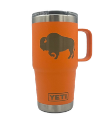 Image of Buffalo Construction YETI 20 oz Travel Mug w/ Stronghold Lid