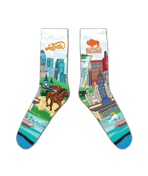 Image of Buffalo Construction Keep It Local Custom Socks