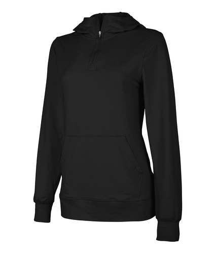 Women's Pulse Performance Quarter Zip Hoodie image thumbnail
