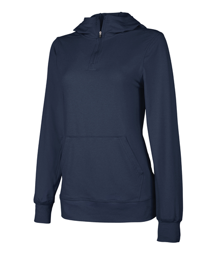 Women's Pulse Performance Quarter Zip Hoodie image thumbnail