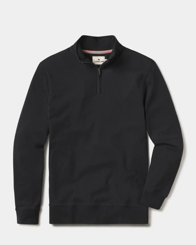 Puremeso Weekend Quarter Zip in Indigo Blue - F1PQZPUP image thumbnail