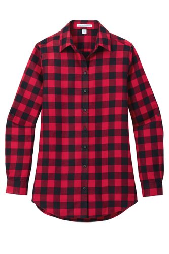 Port Authority Women's Plaid Flannel Tunic . LW668 image thumbnail