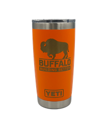 Image of Buffalo Construction YETI 20 oz Tumbler w. Magslider Lid