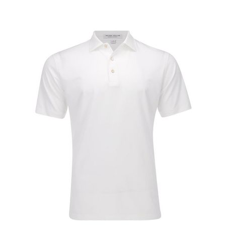 Peter Millar Solid Performance Jersey Sean Self-Collar Golf Polo image thumbnail