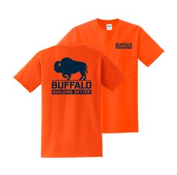 Image of Buffalo Construction Building Better Tall SS Pocket T-Shirt