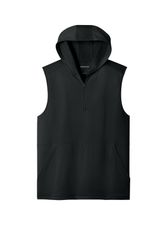 Image of Sport-Tek Sport-Wick Stretch Sleeveless Hooded 1/4-Zip ST858