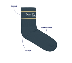 Image of Cotton Athletic Quarter Crew Socks