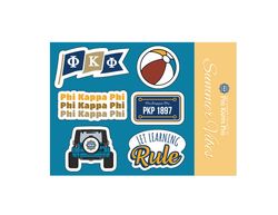 Image of Summer Sticker Sheet - FREE GIFT WITH PURCHASE (Must Add to Cart)