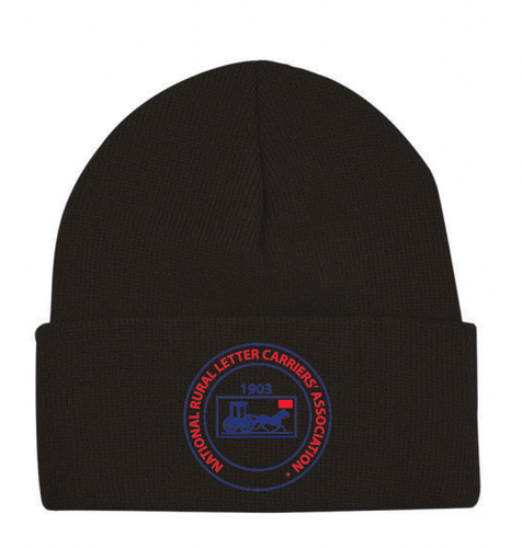 Black Beanie - Blue/Red Logo image thumbnail