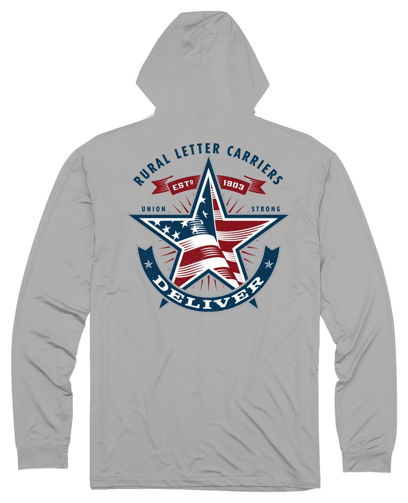 Hooded Gray Sun-Shirt primary image