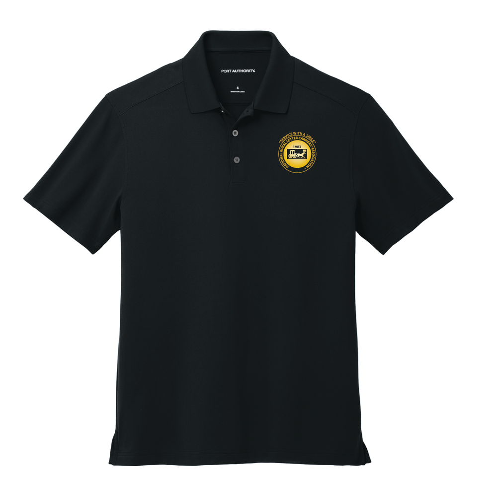 Black Knit Polo primary image