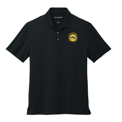 Image of Black Knit Polo