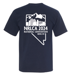 Image of 2024 National Convention T-Shirt - Navy/White