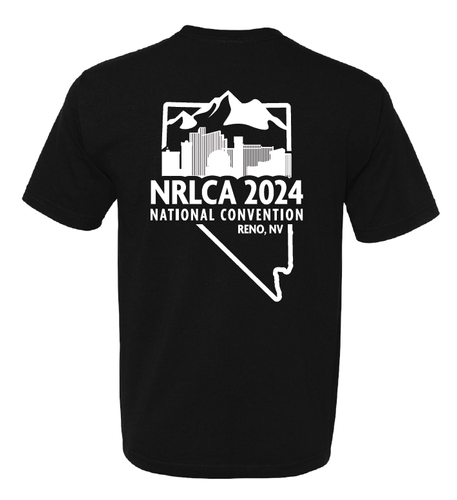 2024 National Convention T-Shirt - Black/White image thumbnail