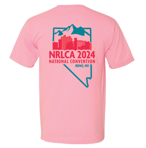 2024 National Convention T-Shirt - Pink - Full Color image thumbnail