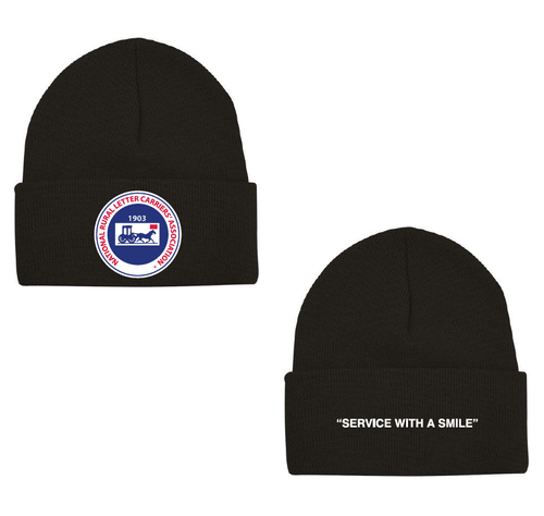 Black Beanie - Red/White/Blue Logo image thumbnail