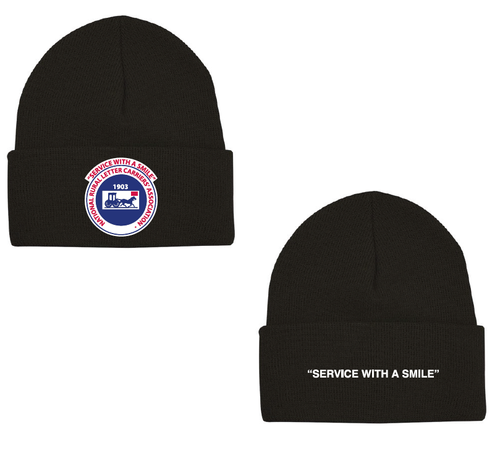 Black Beanie - Service with a Smile Logo image thumbnail
