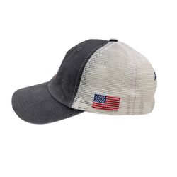 Image of Baseball Hat - Graphite w/ White Mesh