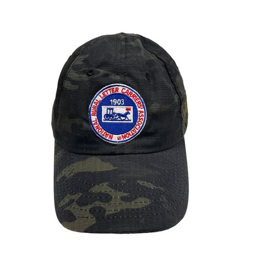 Baseball Hat - Black Multicam w/ Flag image thumbnail