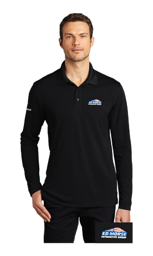 EMA Unisex Long Sleeve Polo image thumbnail