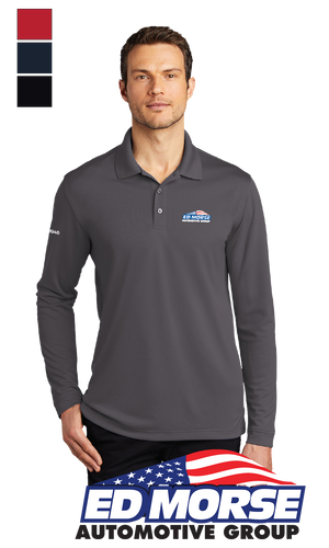 EMA Unisex Long Sleeve Polo image thumbnail