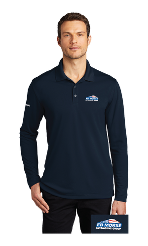 EMA Unisex Long Sleeve Polo image thumbnail