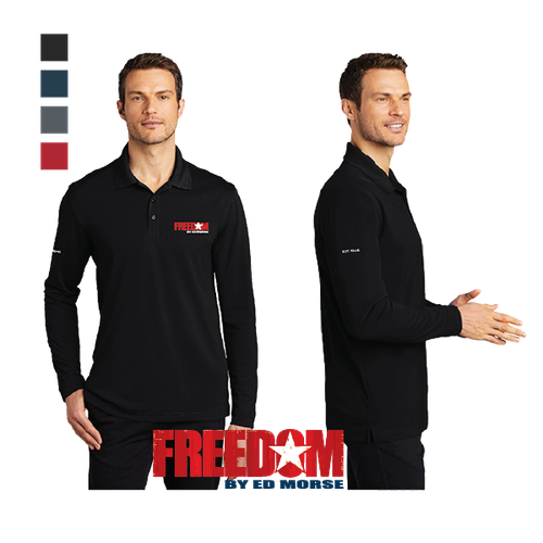 EMA Freedom Unisex Long Sleeve Polo  image thumbnail