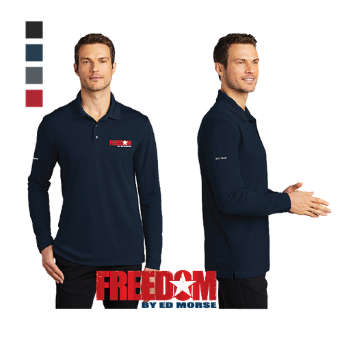 EMA Freedom Unisex Long Sleeve Polo  image thumbnail