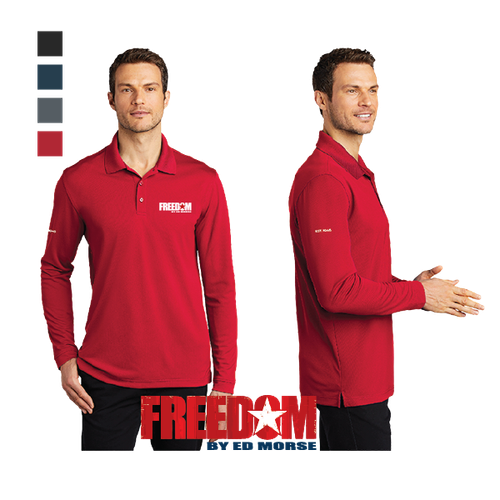 EMA Freedom Unisex Long Sleeve Polo  image thumbnail