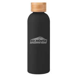 Image of 17 Oz. Blair Stainless Steel Bottle With Bamboo Lid