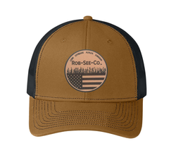 Image of RSC-Port Authority Trucker Leather Patch Cap  (6 pack)