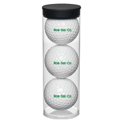 Image of RSC-3 Ball Tube of Golf Balls