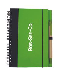 Image of RSC - 5" x 7" Eco-Friendly Spiral Notebook w/Pen
